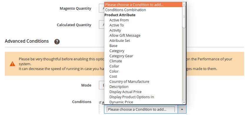 Advanced Conditions 2