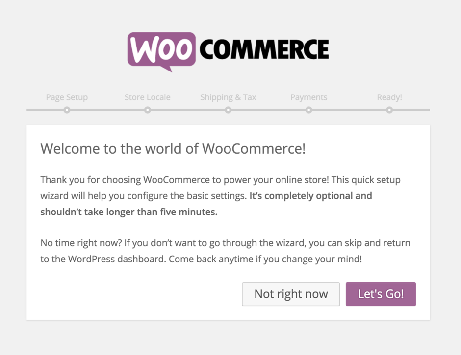 WooCommerce Wizard