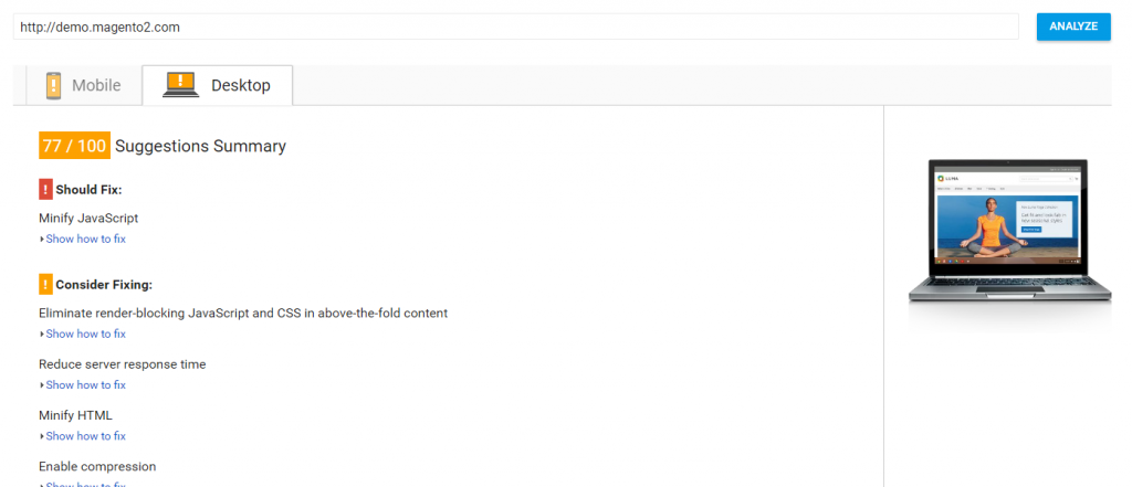 Google PageSpeed Tools