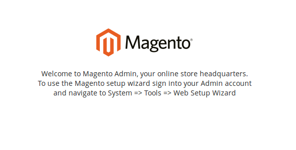 magento2 installation completed
