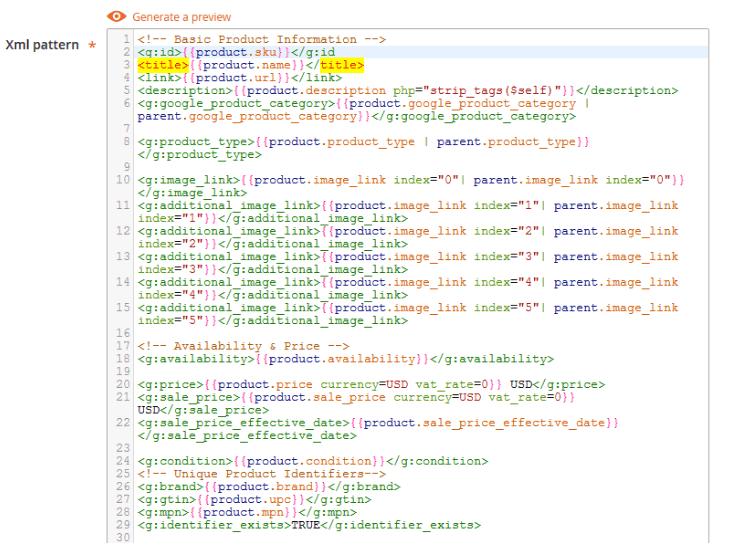 Toolbox - Google shopping feed magento-2