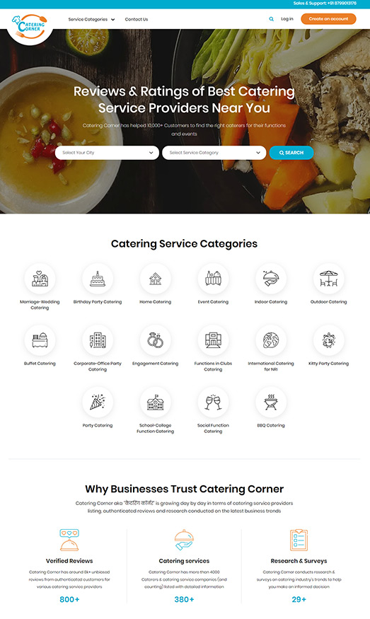 Catering Corner Case Study