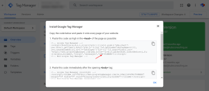 Install Google Tag Manager