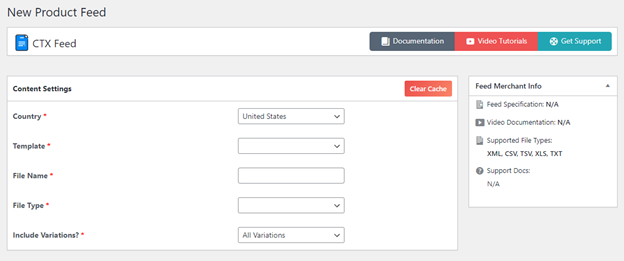 New Product Feed