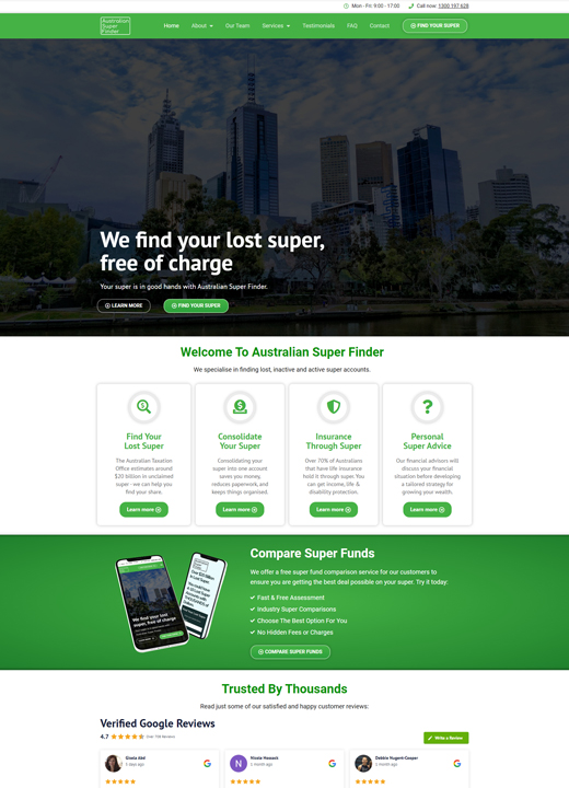 Australian Super Finder