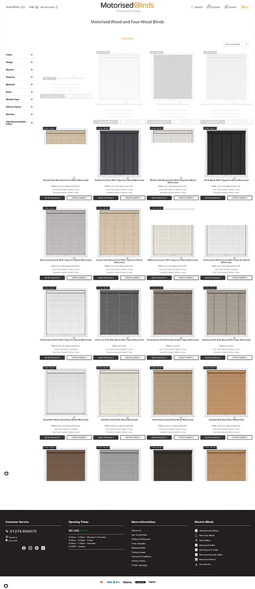 Motorised Blinds