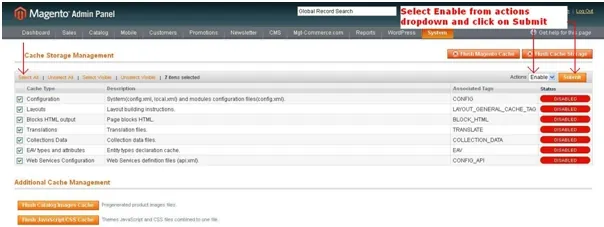 Cache Management