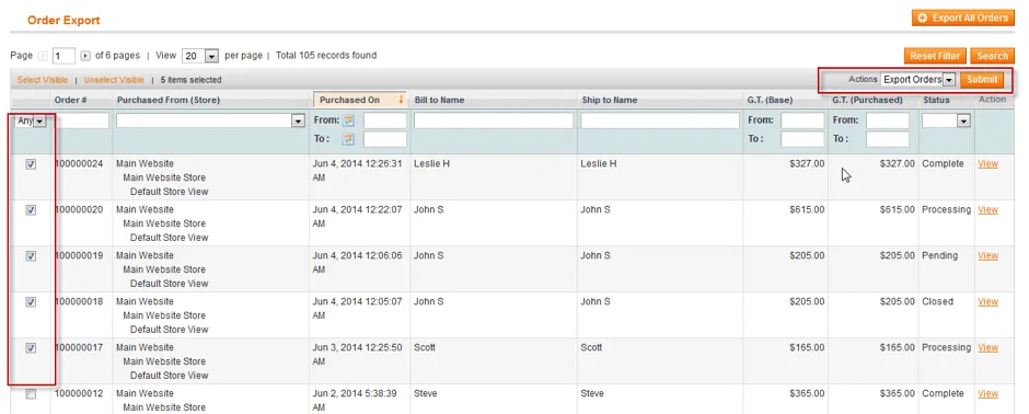 Import Sales Data