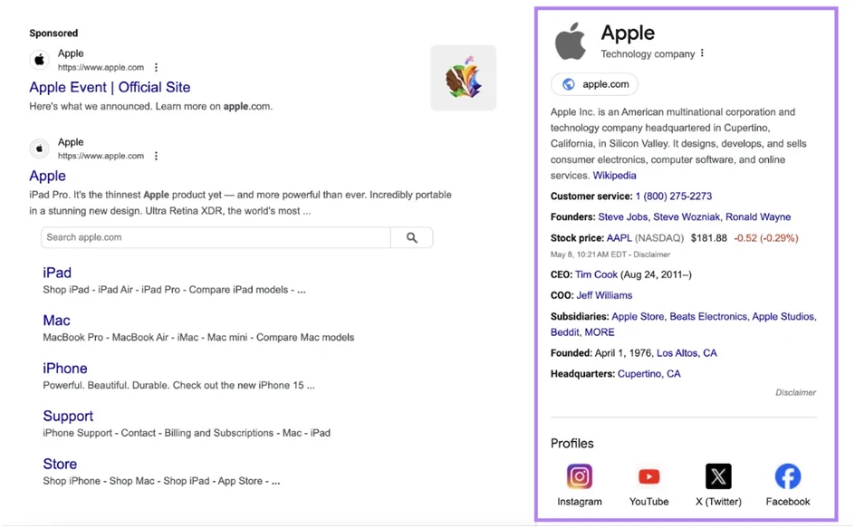 Knowledge Panel